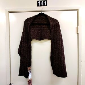 Just One Earth knitted scraf